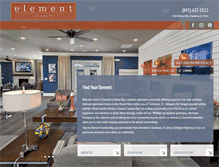 Tablet Screenshot of elementcarolinabay.com